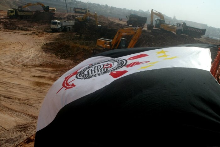 Obras do estádio Itaquerão na zona leste de São Paulo. 20/07/2011