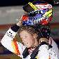 Romain Grosjean coloca o capacete antes dos treinos livres do GP da Europa