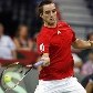 Viktor Troicki, da Sérvia, responde a jogada de David Nalbandian da Argentina, em Belgrado Viktor Troicki, da Sérvia, responde a jogada de David Nalbandian da Argentina, em Belgrado