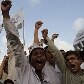 Seguidores de Jamaat-ud-Dawa protestam contra o ataque aéreo que matou Bin Laden, no Paquistão Seguidores de Jamaat-ud-Dawa protestam contra o ataque aéreo que matou Bin Laden, no Paquistão