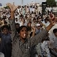 Seguidores de Jamaat-ud-Dawa protestam contra o ataque aéreo que matou Bin Laden, no Paquistão Seguidores de Jamaat-ud-Dawa protestam contra o ataque aéreo que matou Bin Laden, no Paquistão