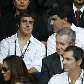 Pelo lado espanhol, o piloto Fernando Alonso acompanhou o jogo Pelo lado espanhol, o piloto Fernando Alonso acompanhou o jogo