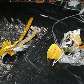 Máscaras de oxigênio estavam entre os objetos encontrados