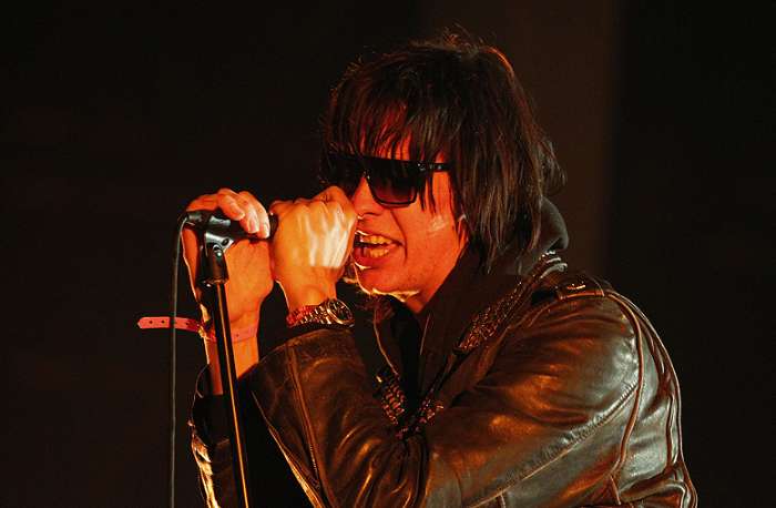 Julian Casablancas do Strokes se apresenta no Festival Lollapalooza em Chicago, na sexta-feira, 6