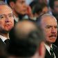 Renan e Sarney durante velório de ACM