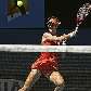 Elena Dementieva devolve bola em jogo na Austrália Elena Dementieva devolve bola em jogo na Austrália