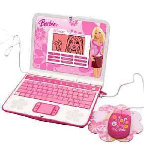 Laptop educativo da Barbie, feito pela Oregon Scientific, é opção de presente para Dia das Crianças