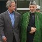 Presidente do Afeganistão, Hamid Karzai, em visita a Camp David Presidente do Afeganistão, Hamid Karzai, em visita a Camp David