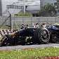 Sebastien Buemi (Toro Rosso) anda com o bico quebrado, ainda na 1.ª volta Sebastien Buemi (Toro Rosso) anda com o bico quebrado, ainda na 1.ª volta