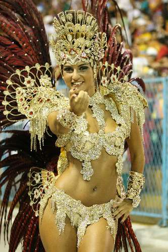 Bruna Bruno, rainha de bateria da União da Ilha