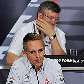 Martin Whitmarsh, da McLaren, e Ross Brawn, da Brawn GP, em coletiva