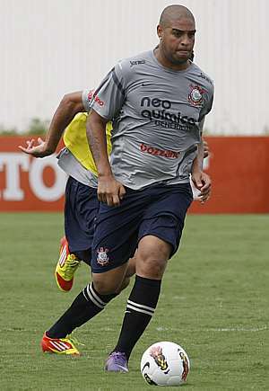 Adriano ficou concentrado no CT na semana passada Adriano ficou concentrado no CT na semana passada