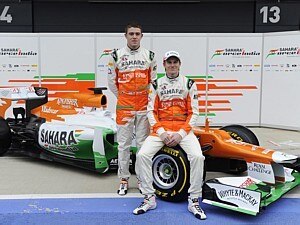 Force India apresenta carro para temporada 2012 - Facundo Arrizabalaga/EFE