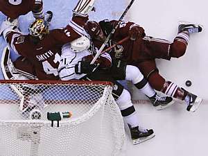 Segundo jogo da final na Confer&ecirc;ncia Oeste da NHL  - Todd Korol/Reuters