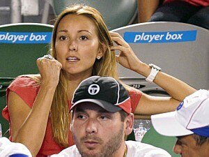 Jelena Ristic, namorada de Djokovic - Toby Melville/Reuters Jelena Ristic, namorada de Djokovic - Toby Melville/Reuters