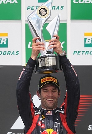 Mark Webber durante o GP do Brasil