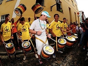 Piloto foi conhecer Pelourinho - Duda Bairros/Divulgação Piloto foi conhecer Pelourinho - Duda Bairros/Divulgação