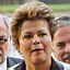 'Você está me lançando candidata?', rebate Dilma Foto:Martin Alipaz/EFE