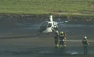 SP: Helic&oacute;ptero faz pouso for&ccedil;ado