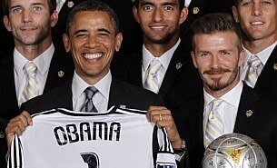 Obama faz piada sobre Beckham