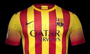 Barcelona exibe novo uniforme 
