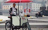 Cafeteria em bicicleta