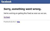 O que houve com o Facebook?