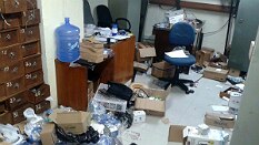 Depreda&ccedil;&atilde;o na sede regional do Incra, em S&atilde;o Paulo, provocada por integrantes da Frente Nacional das Lutas (FNL) - Divulga&ccedil;&atilde;o