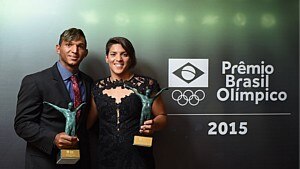 Isaquias Queiroz e Ana Marcela Cunha conquistam o Pr&ecirc;mio Brasil Ol&iacute;mpico - SAulo Cruz/Exemplus/COB