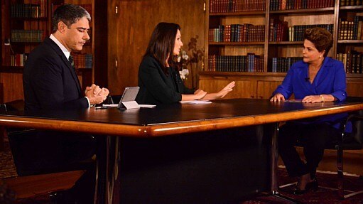 Dilma no JN - Divulgação Dilma no JN - Divulgação