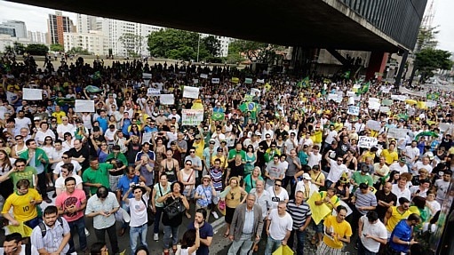 Ato na Avenida Paulista contra o governo federal - Gabriela Biló/Estadão
