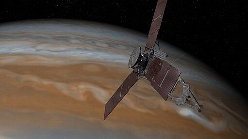A sonda espacial Juno foi lançada ao espaço pelo foguete Atlas V, em agosto de 2011 - AFP A sonda espacial Juno foi lançada ao espaço pelo foguete Atlas V, em agosto de 2011 - AFP