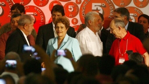 Lula e Dilma no 5º congresso do PT - Geraldo Bubniak/AGB