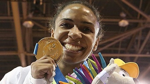 Érika Miranda conquista a primeira medalha de ouro do Brasil - Márcio Fernandes/Estadão