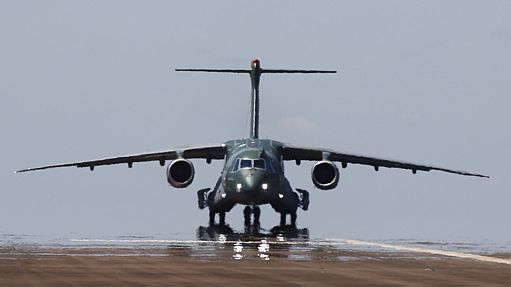 Cargueiro KC-390 deve ser entregue em 2016 - Divulgação/Embraer Cargueiro KC-390 deve ser entregue em 2016 - Divulgação/Embraer