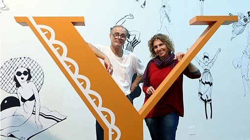Os curadores da exposição de J.Carlos, Cassio Loredano e Julieta Sobral - Fábio Motta/ Estadão Os curadores da exposição de J.Carlos, Cassio Loredano e Julieta Sobral - Fábio Motta/ Estadão