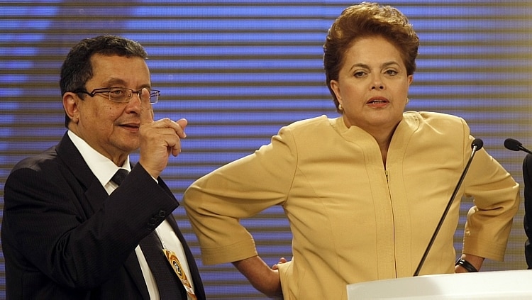 O marqueteiro João Santana orienta Dilma em debate na campanha de 2014 - José Patrício/Estadão Conteúdo O marqueteiro João Santana orienta Dilma em debate na campanha de 2014 - José Patrício/Estadão Conteúdo