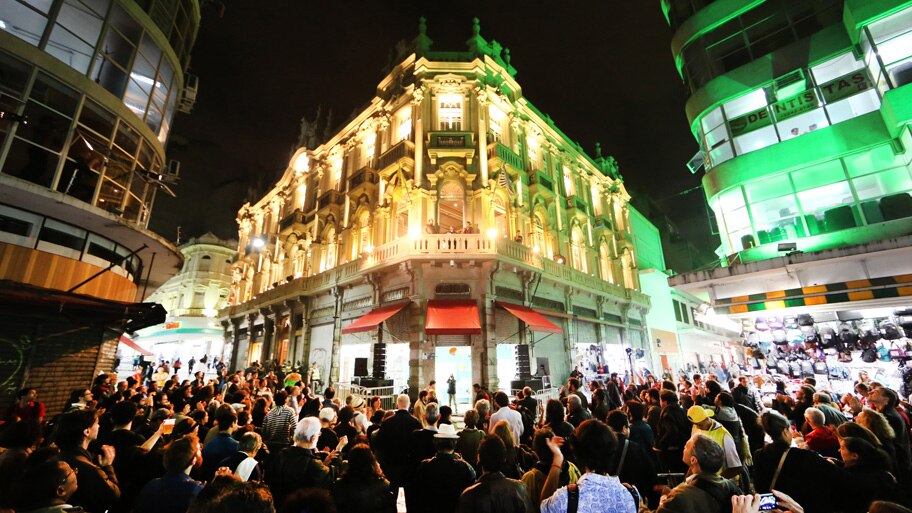  - Casa de Francisca apresenta programa&ccedil;&atilde;o de 6 horas de musica no Palacete Teresa Toledo Lara, na esquina das ruas Quintino Bocaiuva com Direita, no centro de S&atilde;o Paulo. Foto: Daniel Teixeira/Estad&atilde;o