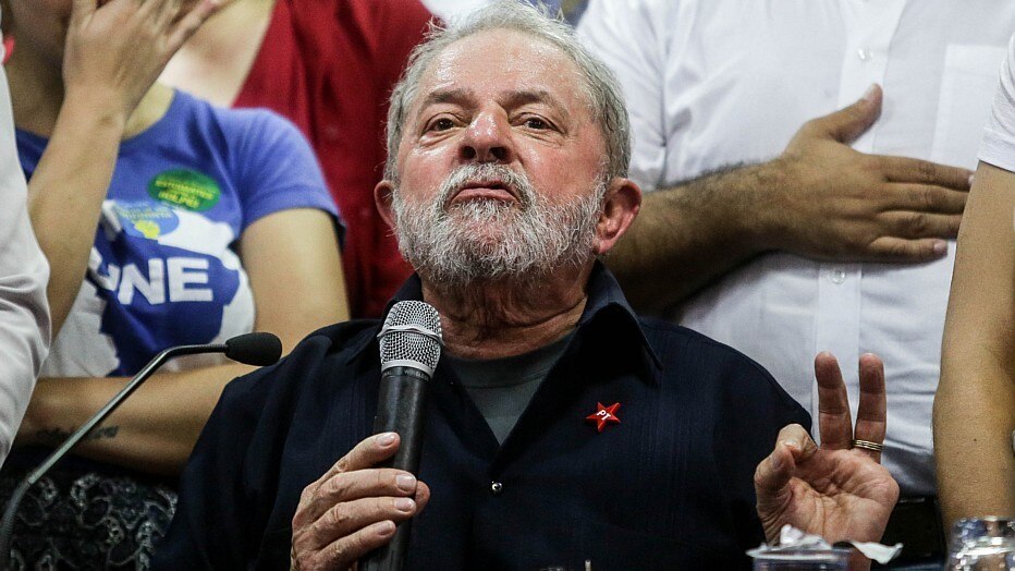 Gabriela Biló/Estadão - O ex-presidente Lula durante entrevista no Diretório do PT em São Paulo