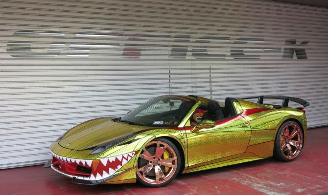 Empresa transforma Ferrari em'tubar u00e3o' carros Jornal do Carro Aparador Line Branco Laqueado ~ Empresa transforma Ferrari em'tubar u00e3o' carros Jornal do Carro