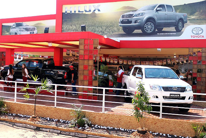 Toyota apresentou a opção flexível para a versão SRV da Hilux - Toyota/Divulgação Toyota apresentou a opção flexível para a versão SRV da Hilux - Toyota/Divulgação