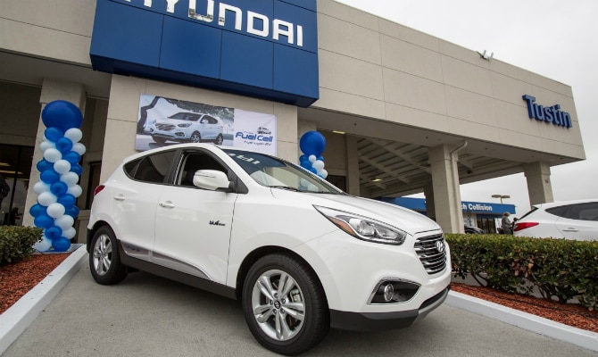 Hyundai/Divulgação Hyundai entrega o primeiro Tucson movido a hidrogênio