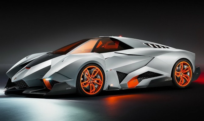 Monoposto Egoista tem motor V10 de 5,2 litros e 592 cv de potência e visual futurista - Lamborghini/Divulgação