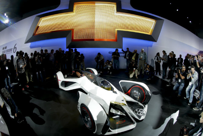 Chevrolet revela o conceito Chaparral 2X VGT feito para o GT6 - Chris Carlson/AP