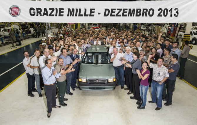 Último Fiat Mille produzido - Fiat/Divulgação