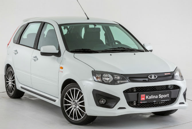 Hatch Kalina tem personalização esportiva na Rússia - Lada/Divulgação