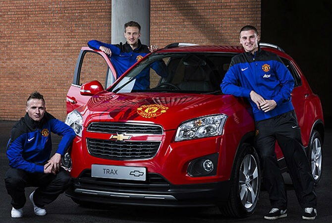 Chevrolet Tracker personalizado com o escudo do Manchester United - Chevrolet/Divulgação