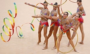 Gin&aacute;stica r&iacute;tmica: R&uacute;ssia em 1&ordm;