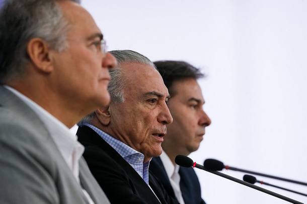 Coletiva de imprensa no Palácio do Planalto
