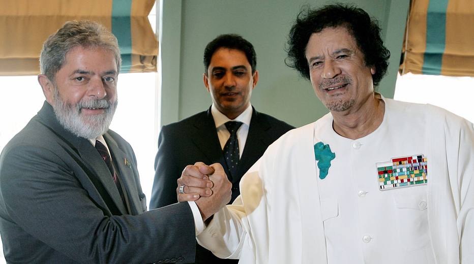 Kadafi e Lula